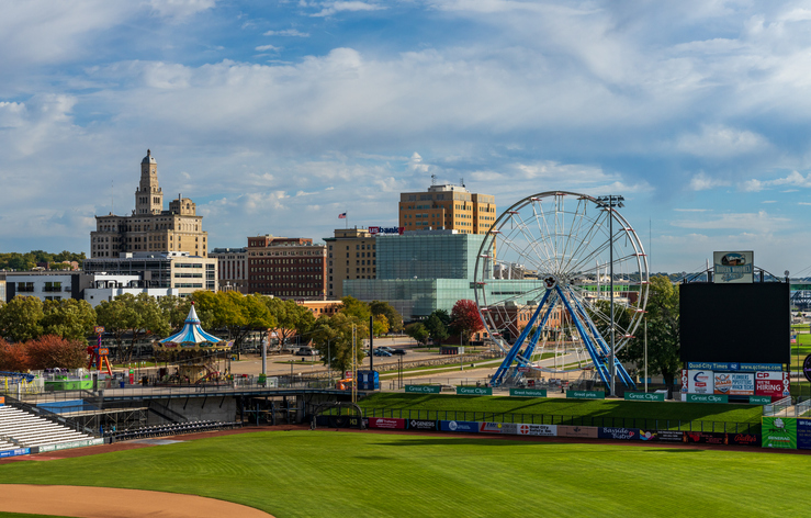 Panoramic Image of Davenport, IA